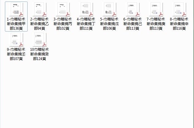 【99期團購】Z124 大陸《巾箱秘術》甲乙丙丁戊己庚辛壬葵10本重新打字為繁體版【紙本10本共2244頁B5】，大陸極其神秘論命術，祖傳口訣字碰字斷吉凶，內容很不錯，不然我們不會花一個月時間打字，大陸少有的好書！-桃園風水命理網